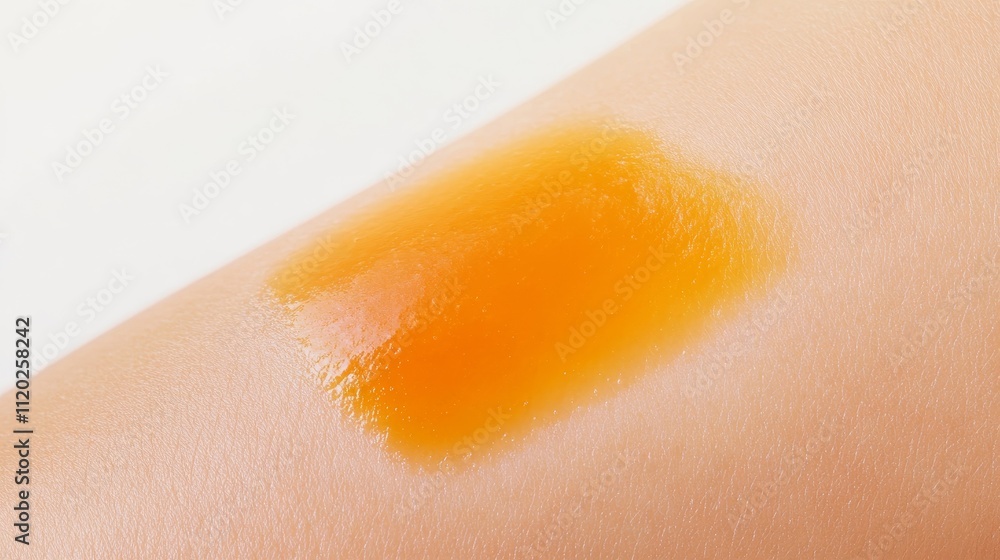 Fototapeta premium A person's arm with a small brown spot on it
