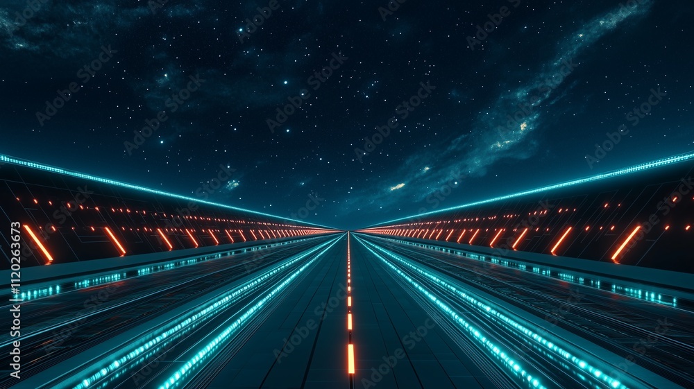 Futuristic Smart Highway line pattern Background Futuristic Smart Highway line pattern Background