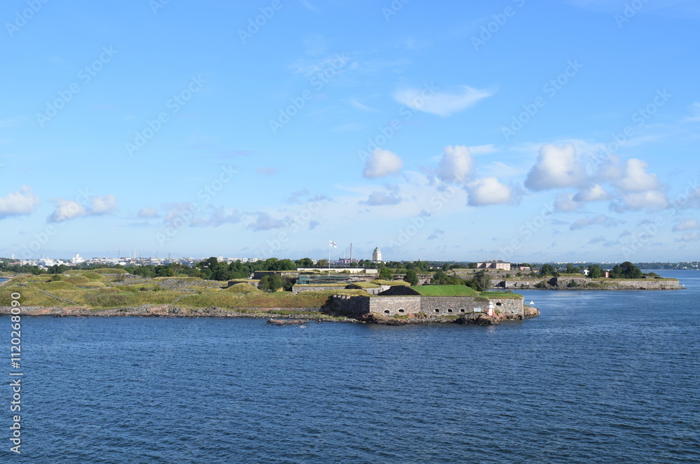 Aerial view of Suomenlinna, Helsinki, Finland Aerial view of Suomenlinna, Helsinki, Finland