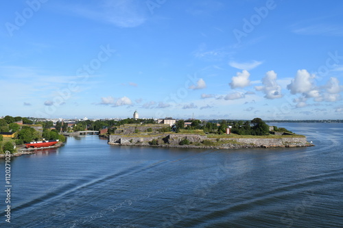 Suomenlinna is a sea fortress composed of eight islands, of which six have been fortified; it is about 4 km southeast of the city center of Helsinki, the capital of Finland.  photo