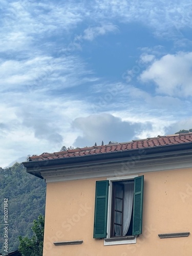 old house with sky