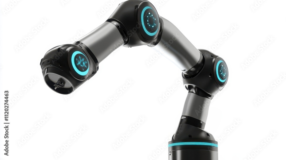 Advanced Robotic Arm with Modern Design Features Advanced Robotic Arm with Modern Design Features