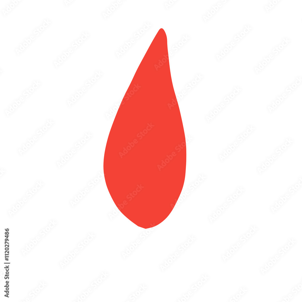 Fototapeta premium Red drop icon art