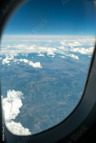 View from an airplane window - nature