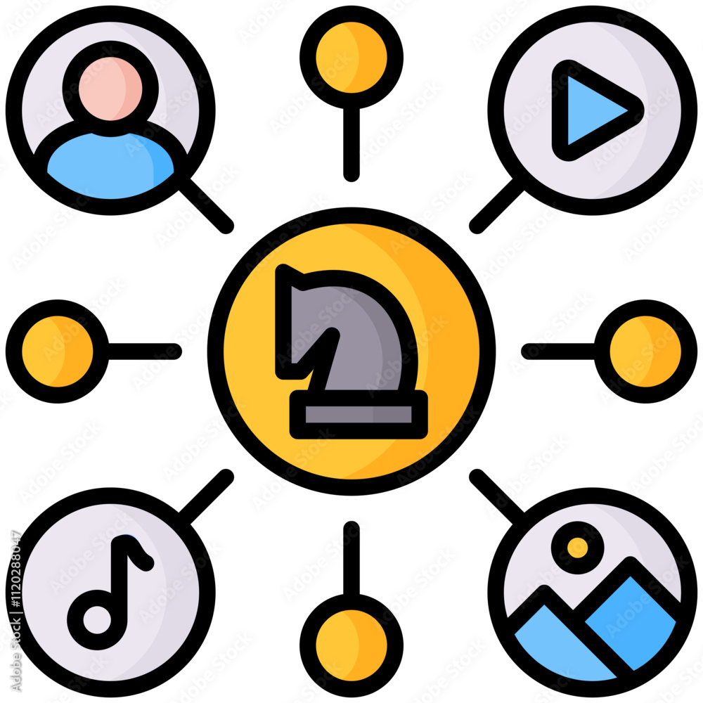 custom made wallpaper toronto digitalContent Strategy Icon