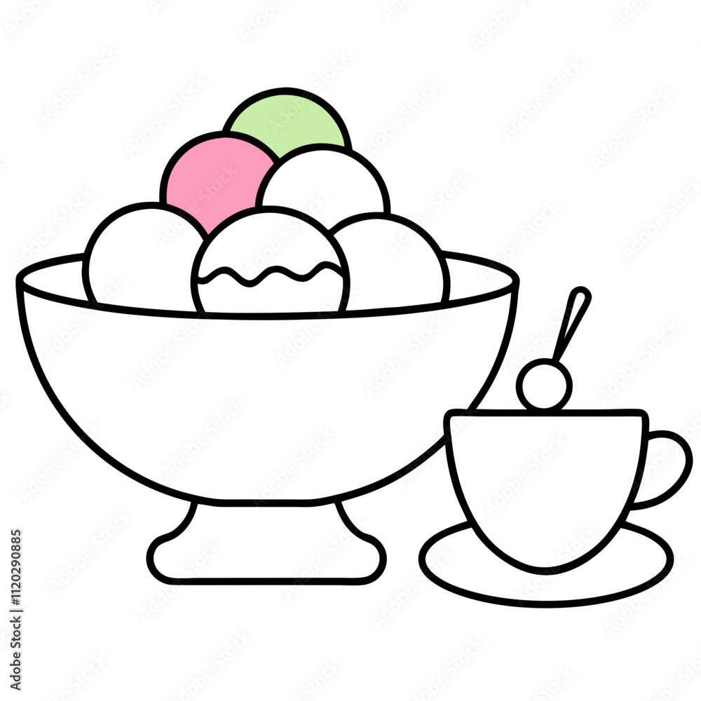 ice cream in a bowl ice cream in a bowl