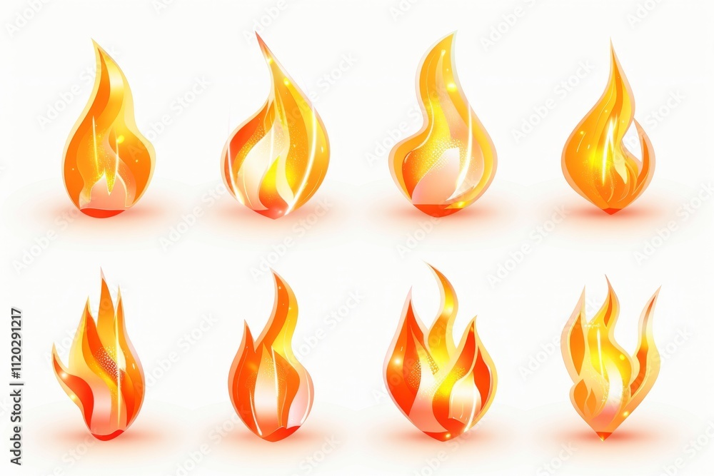 Fire icon, flame bonfire sign, campfire symbol, 3d realistic burn graphic element, fire emblem, grill pictogram Fire icon, flame bonfire sign, campfire symbol, 3d realistic burn graphic element, fire emblem, grill pictogram