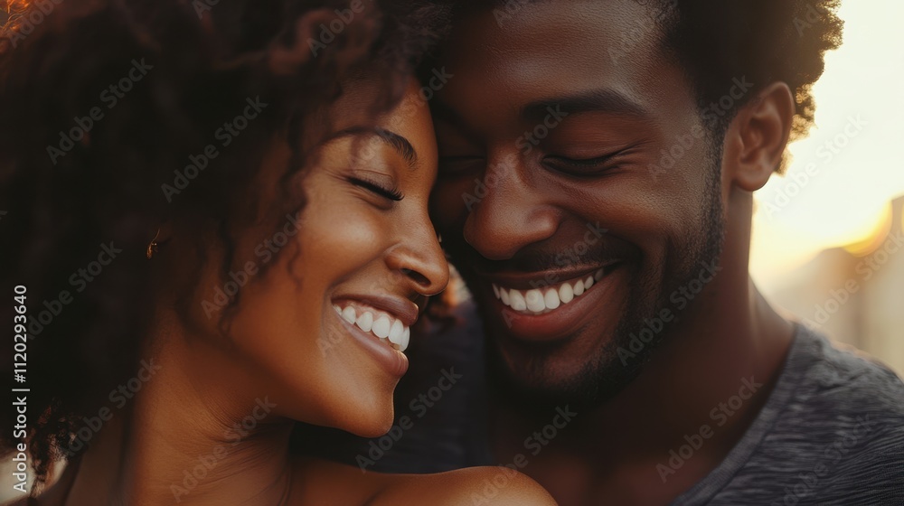 The Joyful Couple in Love The Joyful Couple in Love