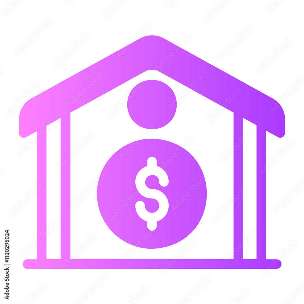 money gradient icon money gradient icon