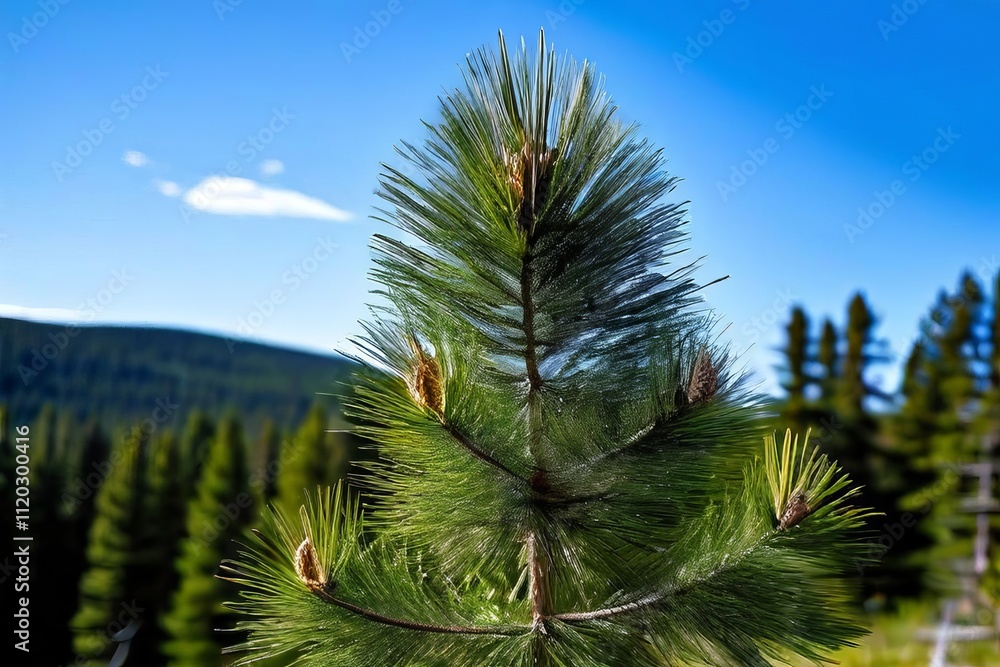 eastern white pinea coniferous tree with long slender needles an eastern white pinea coniferous tree with long slender needles an