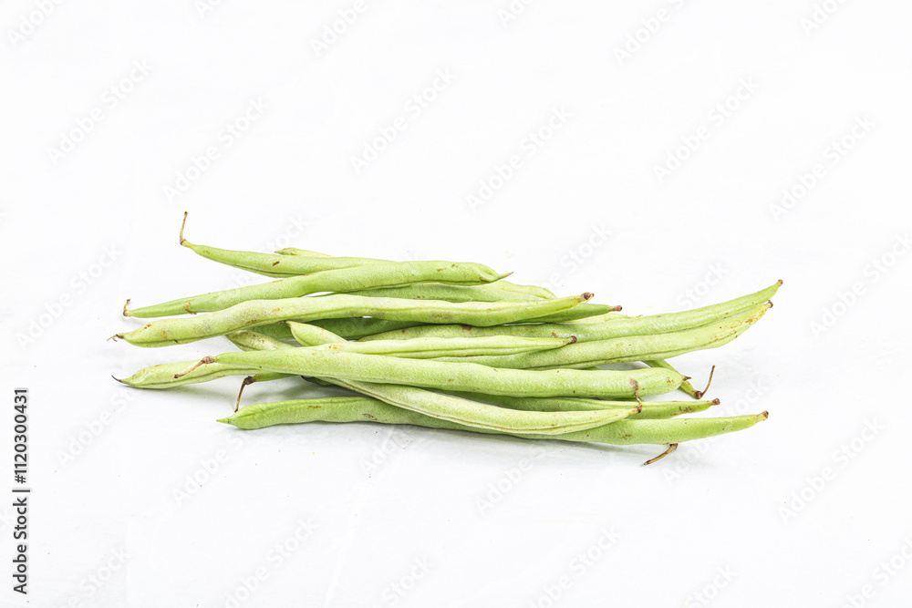 Raw fresh young green bean