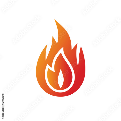 Flame Icon vector