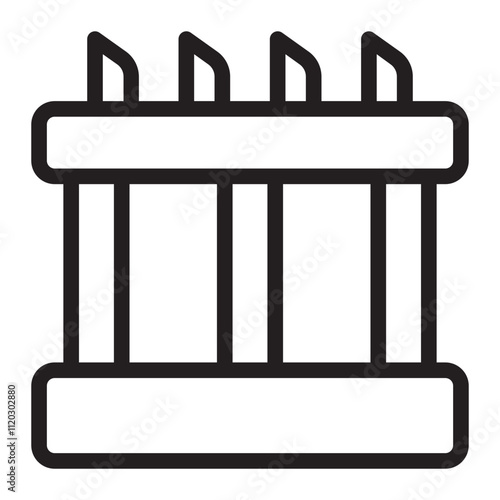 fence line icon