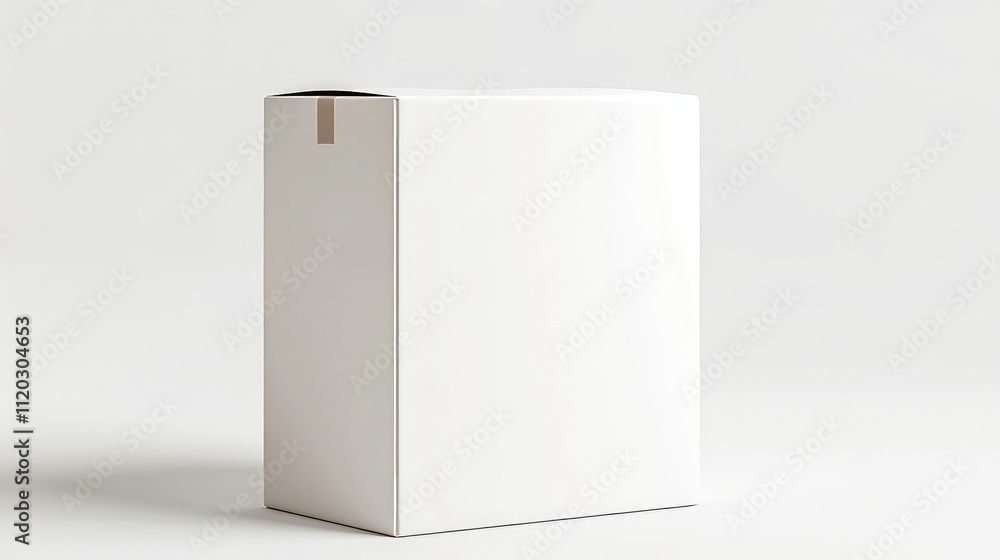 Blank White Cardboard Packaging Box Product Mockup Design Template Blank White Cardboard Packaging Box Product Mockup Design Template