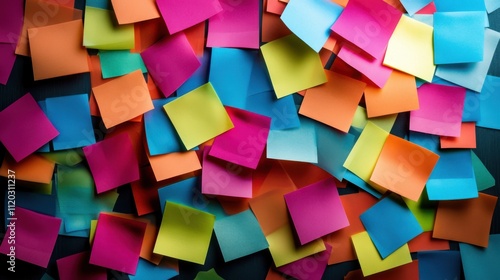 The Colorful Sticky Note Mosaic