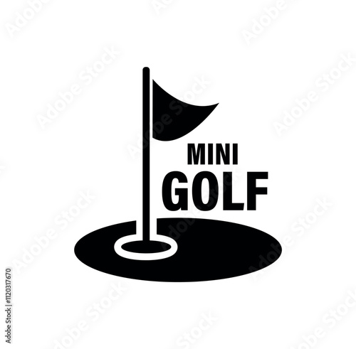 mini golf icon	