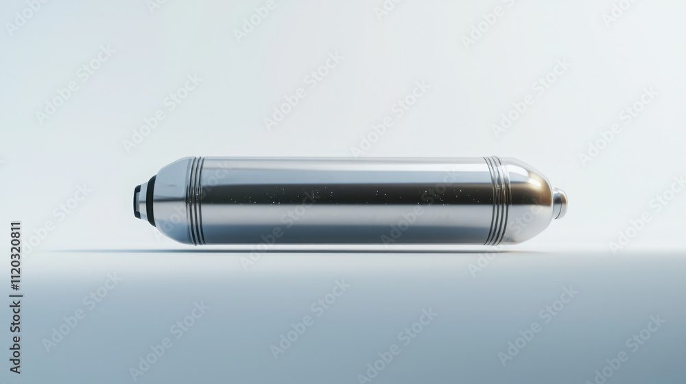Preserving thermal liquids with a stainless steel vessel in a pristine white design under condensation effects Preserving thermal liquids with a stainless steel vessel in a pristine white design under condensation effects