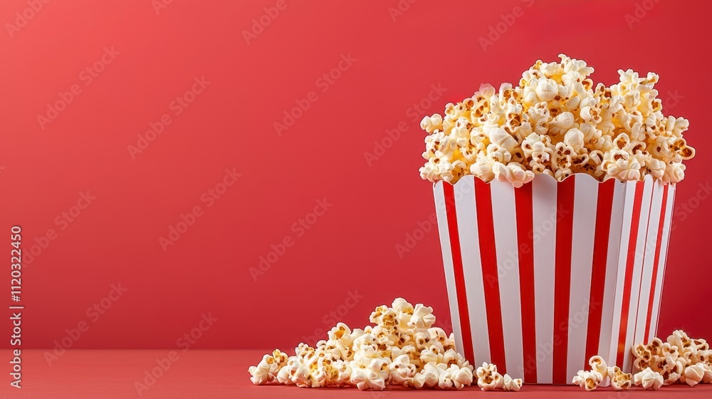 Popcorn delight cinema setting food photography cozy environment close-up view snack indulgence for movie lovers Popcorn delight cinema setting food photography cozy environment close-up view snack indulgence for movie lovers