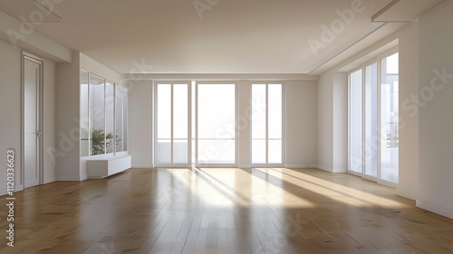 Wallpaper Mural Modern style conceptual interior design 3d illustration Torontodigital.ca