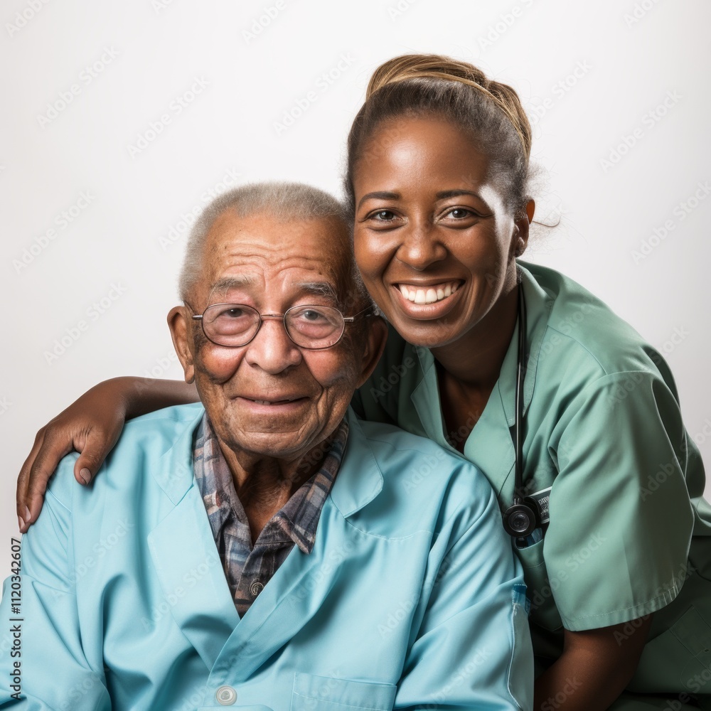 Pareja de médicos, afroamericanos o latinos, orgullosos de su trabajo, dedicación, esfuerzo y experiencia. Pareja de médicos, afroamericanos o latinos, orgullosos de su trabajo, dedicación, esfuerzo y experiencia.
