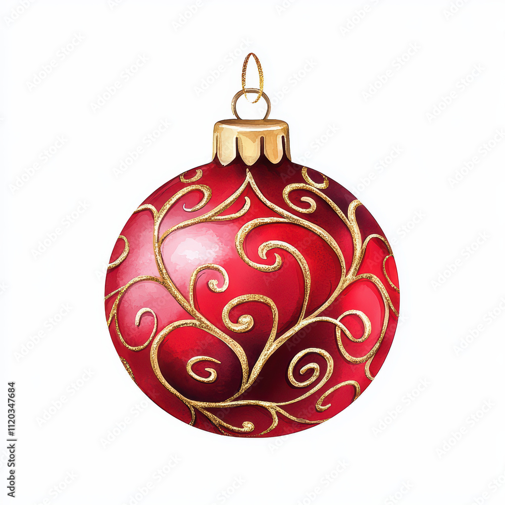 shiny red s ornament with intricate golden swirls, perfect for festive decorations and holiday celebrations. This beautiful design adds touch of elegance to any tree shiny red s ornament with intricate golden swirls, perfect for festive decorations and holiday celebrations. This beautiful design adds touch of elegance to any tree
