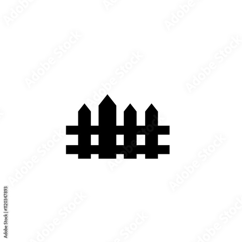 Simple Vector Icon of a hedge – Logo Design Illustration