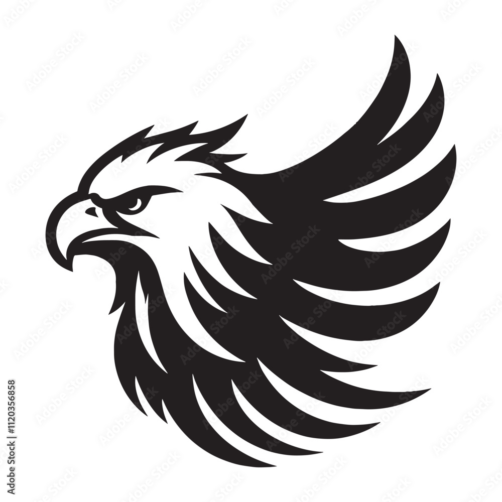 Obraz premium eagle head vector