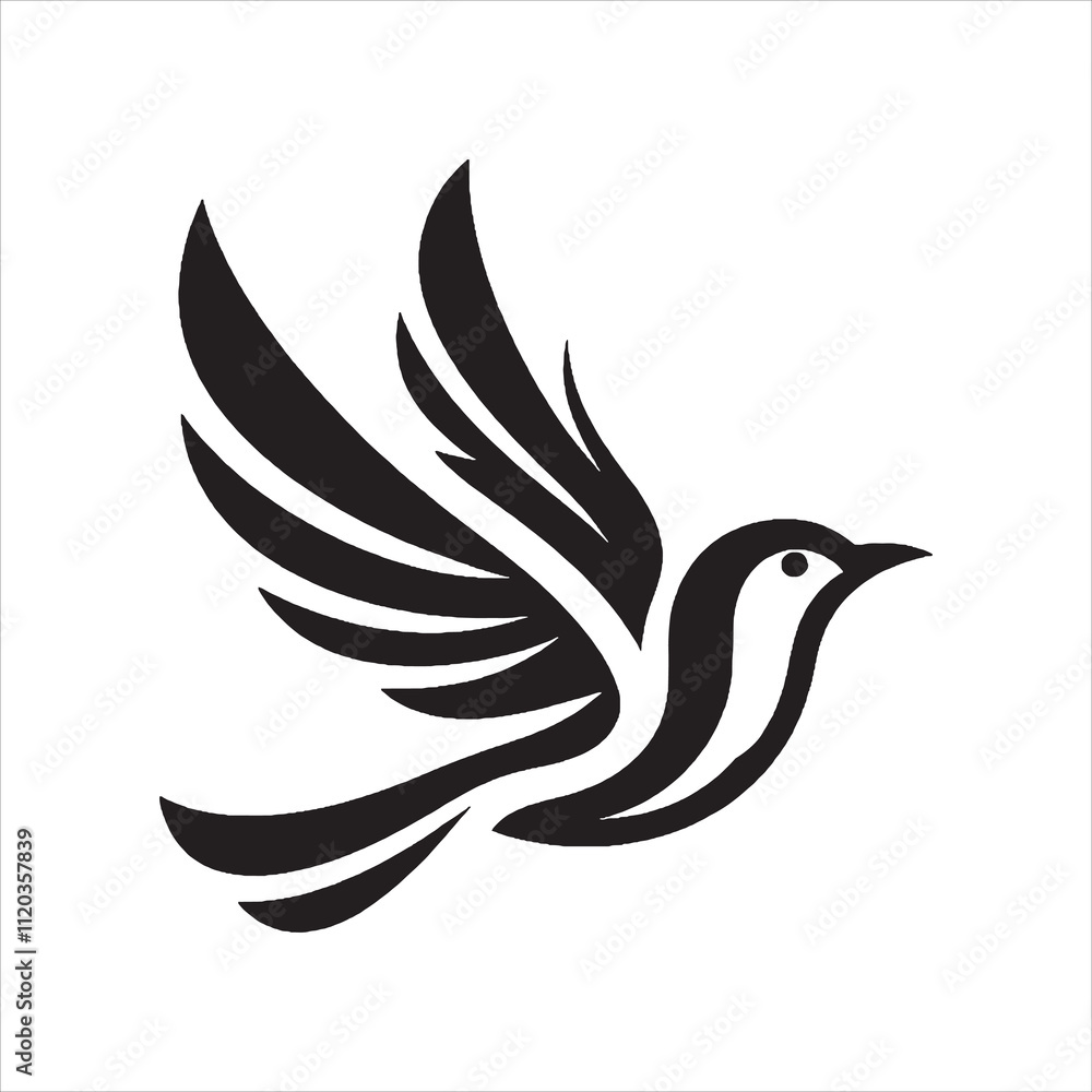 Fototapeta premium bird with wings