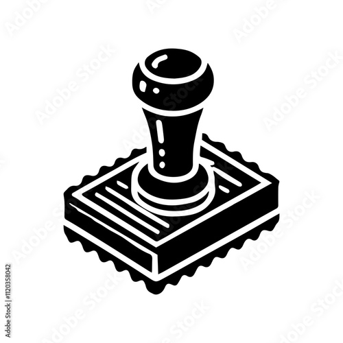 Simple Vector Icon of a stamps – Logo Design Illustration