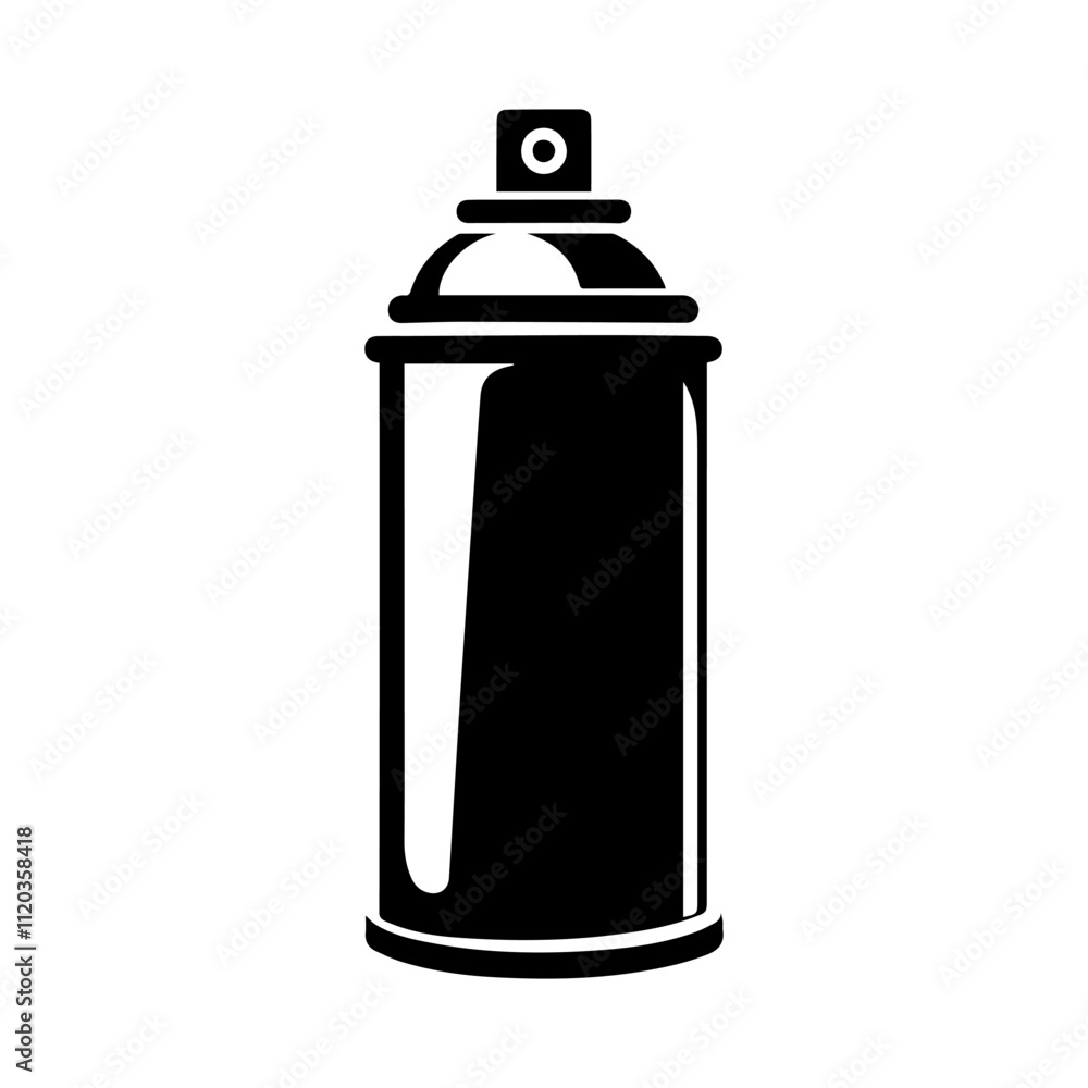 Simple Vector Icon of a spray paint – Logo Design Illustration Simple Vector Icon of a spray paint – Logo Design Illustration