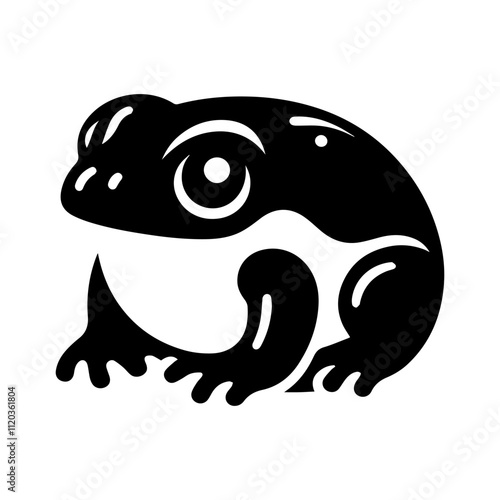 Simple Vector Icon of a sapito meniro – Logo Design Illustration