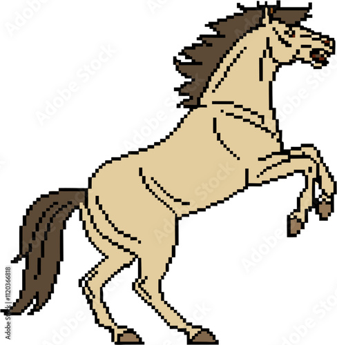  horse mare vector pixel