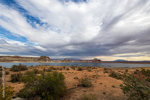 Clouds over Glen Canyon.