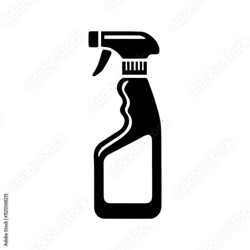 Simple Vector Icon of a spray liquid – Logo Design Illustration