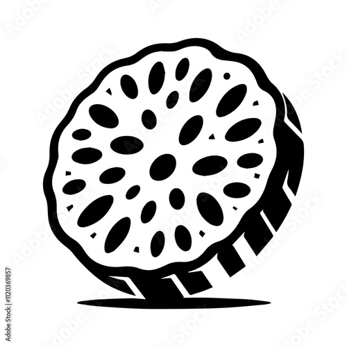 Simple Vector Icon of a Tostones – Logo Design Illustration