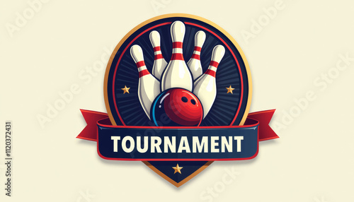 Bowling Tournament Logo Design