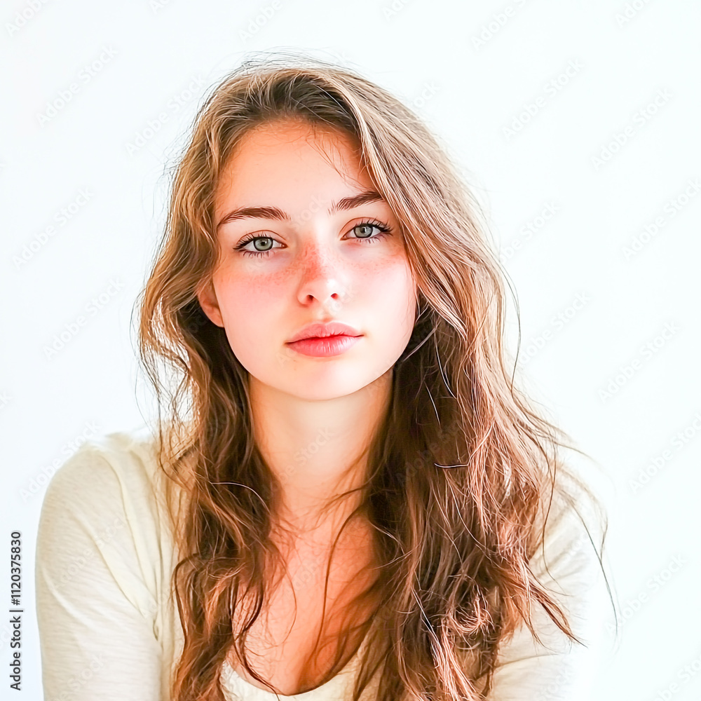 vibrant spring flowers arranged on white