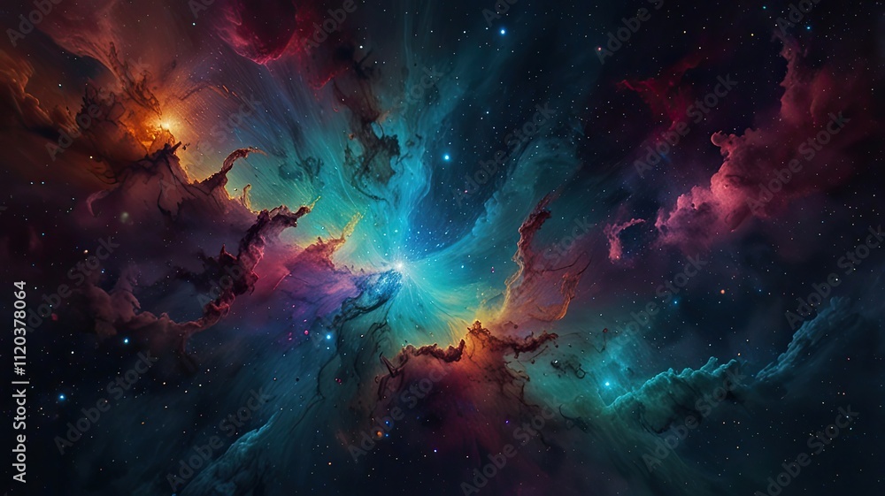 cosmos, abstract background features a colorful and dreamy depiction of a galaxy nebula cosmos, abstract background features a colorful and dreamy depiction of a galaxy nebula