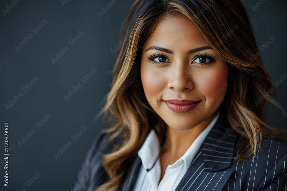 Professional portrait of a confident woman in formal attire Professional portrait of a confident woman in formal attire