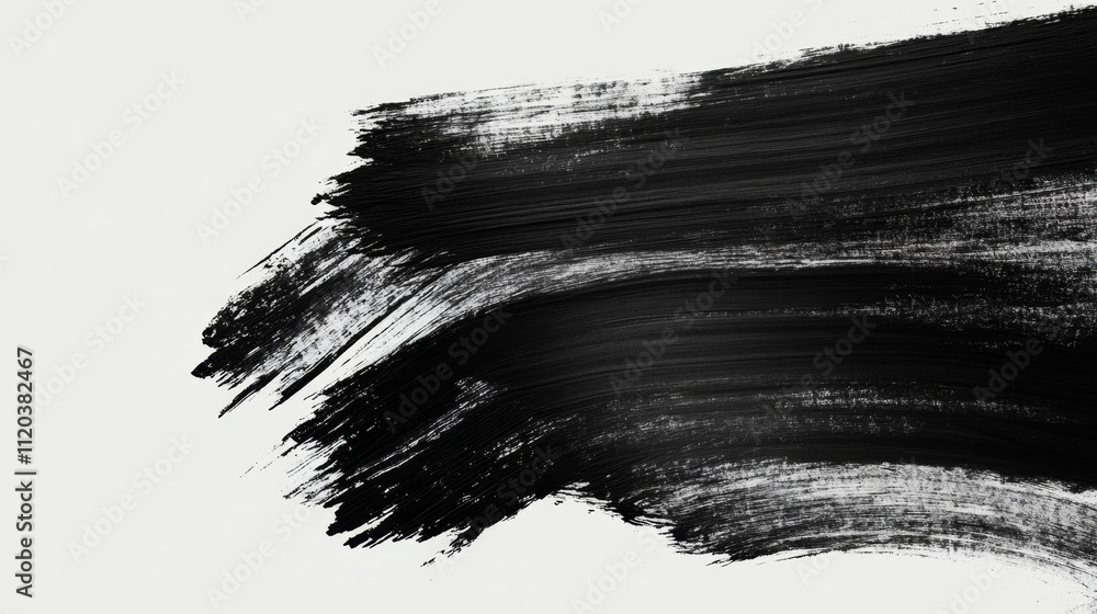 Dynamic black brush strokes creative studio abstract art minimalist environment artistic perspective expressionism concept Dynamic black brush strokes creative studio abstract art minimalist environment artistic perspective expressionism concept