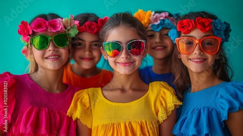 Niños woke, con vestuarios coloridos. Progresismo y modernidad decadente.