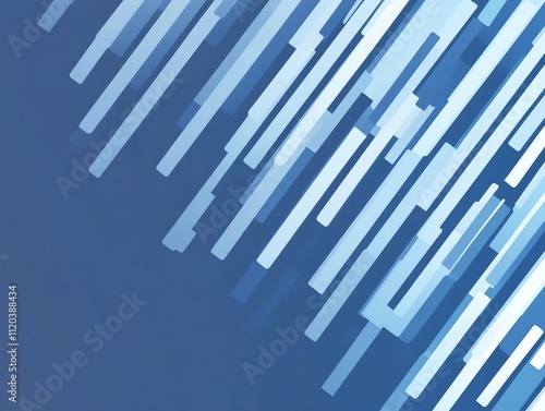Wallpaper Mural Abstract geometric blue background with diagonal lines for modern and futuristic themes, Ideal for technology presentations, digital interfaces, or corporate wallpapers Torontodigital.ca