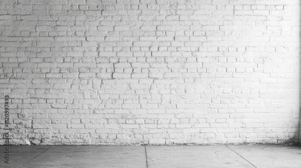Empty white brick wall minimalist design urban setting photography ground level conceptual art for creative spaces Empty white brick wall minimalist design urban setting photography ground level conceptual art for creative spaces