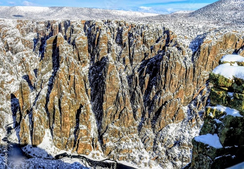 Black Canyon Winter Landscape photo