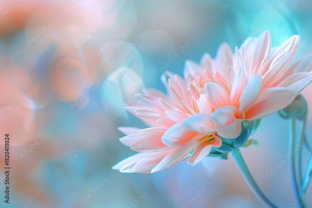 Delicate pink petals of a flower capture morning dew glistening under soft sunlight in a serene garden setting during spring Delicate pink petals of a flower capture morning dew glistening under soft sunlight in a serene garden setting during spring