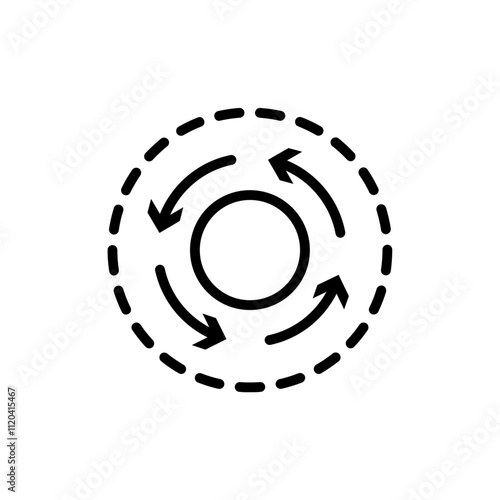 Consistency icon Thin line art collection