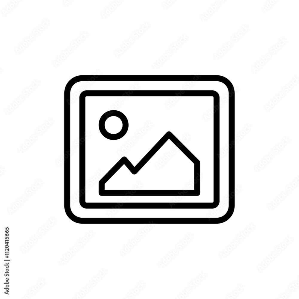 Default image icon Thin line art collection Default image icon Thin line art collection