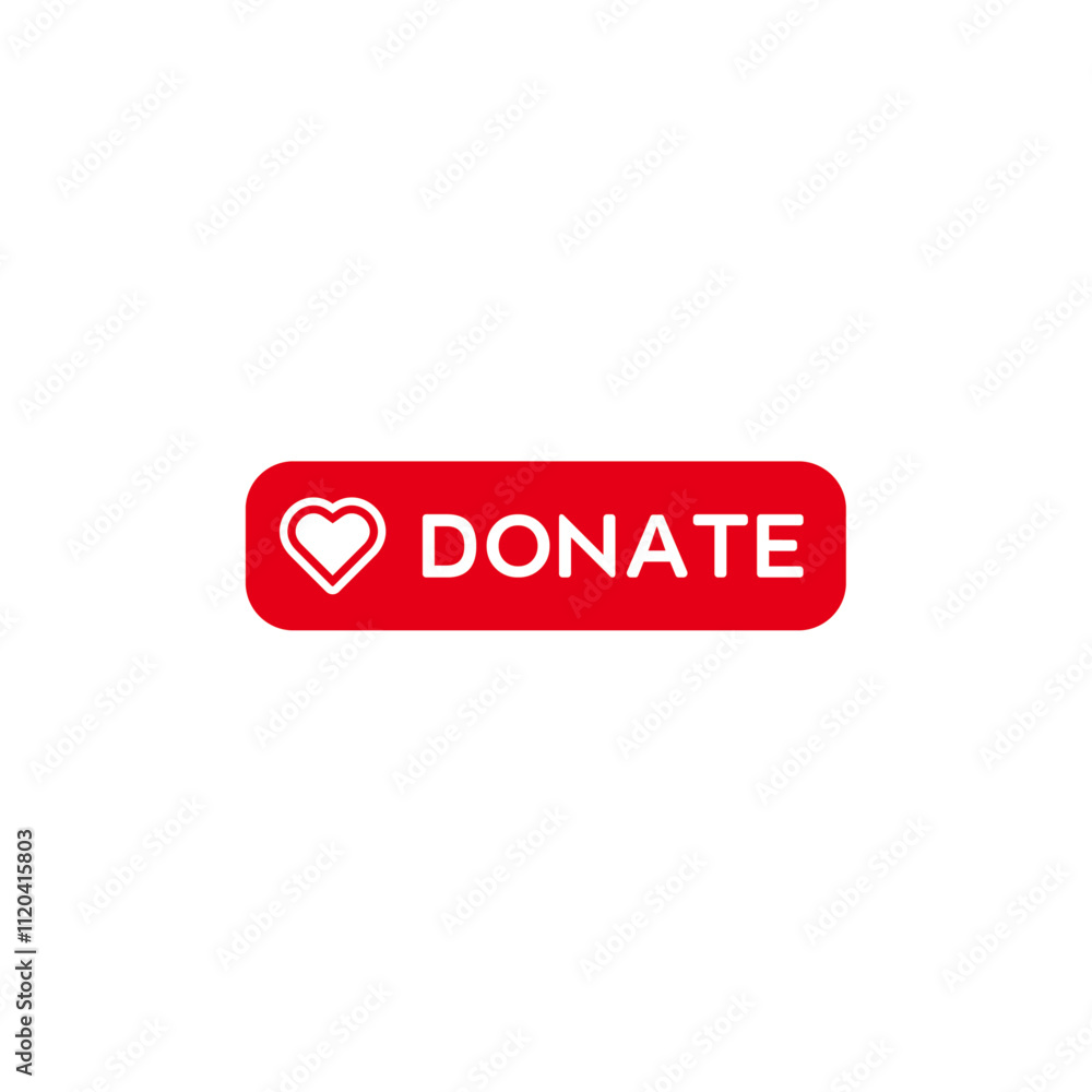 Donate button icon Thin line art collection Donate button icon Thin line art collection