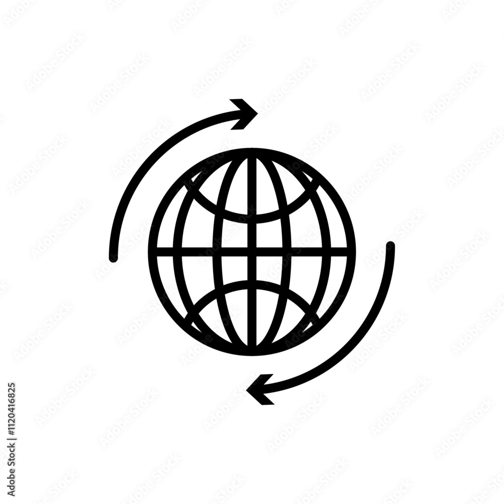 Import export icon Thin line art collection Import export icon Thin line art collection