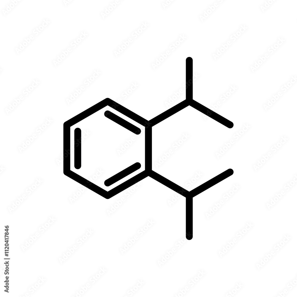 Fototapeta premium Phthalate free icon Thin line art collection